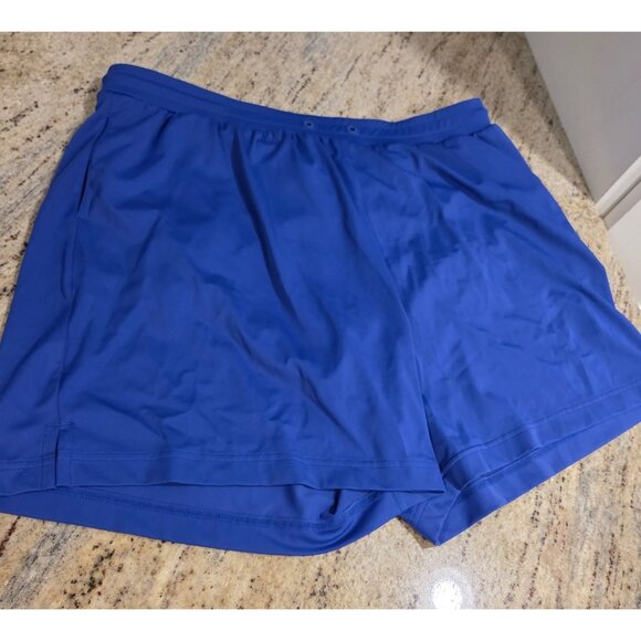 Women's Size L BeanSport Swimwear, Pull-On Shorts Cobalt Blue Panty Swim Shorts - Picture 2 of 14